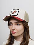 Бейсболка GOORIN BROTHERS арт. 101-1433 (бордовый / белый)